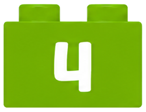 Number 4 brick